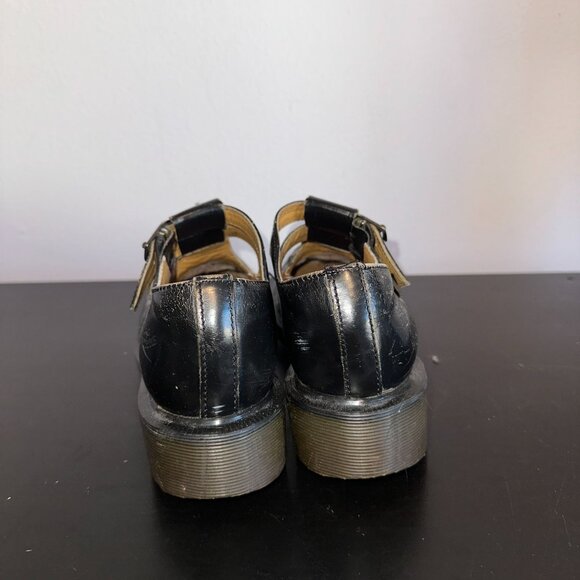 Vintage Dr. Martens Mary Jane Double Strap Buckle Grunge 90s England UK 4 US 6 - Picture 7 of 11